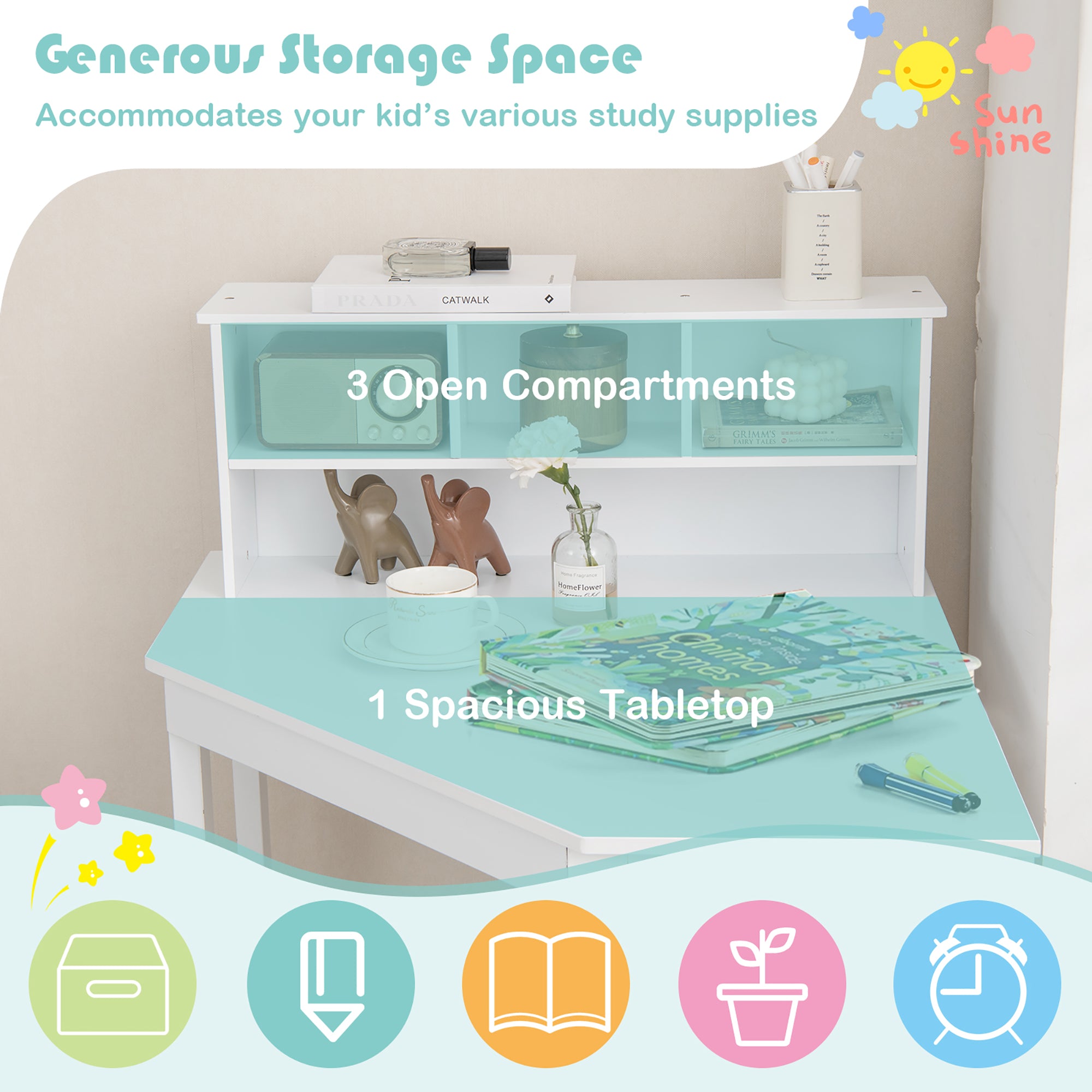 Kids Corner Desk & Chair Set